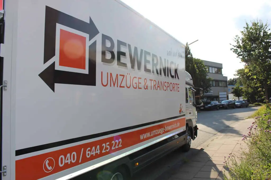 LKW vom Umzugsunternehmen Bewernick Umzüge